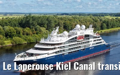 Le Laperouse Kiel Canal transit 23.08.2025
