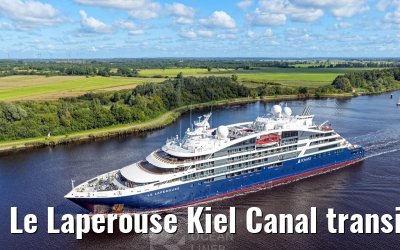 Le Laperouse Kiel Canal transit 23.08.2025