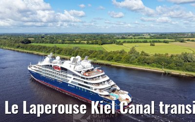 Le Laperouse Kiel Canal transit 23.08.2025