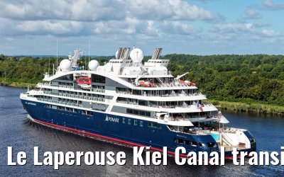 Le Laperouse Kiel Canal transit 23.08.2025