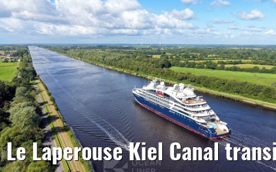 Le Laperouse Kiel Canal transit 23.08.2025