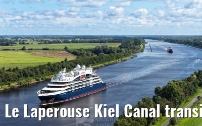 Le Laperouse Kiel Canal transit 23.08.2025