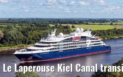Le Laperouse Kiel Canal transit 23.08.2025