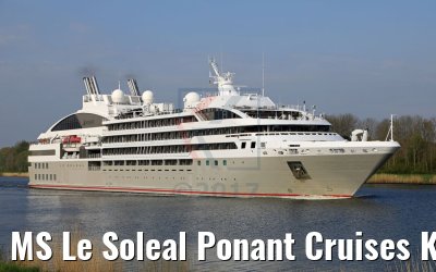 MS Le Soleal Ponant Cruises Kiel Kanal 12.05.2017