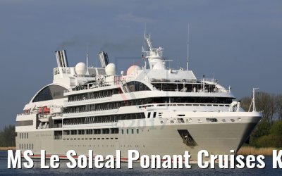 MS Le Soleal Ponant Cruises Kiel Kanal 12.05.2017