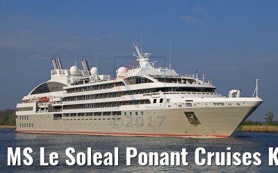 MS Le Soleal Ponant Cruises Kiel Kanal 12.05.2017