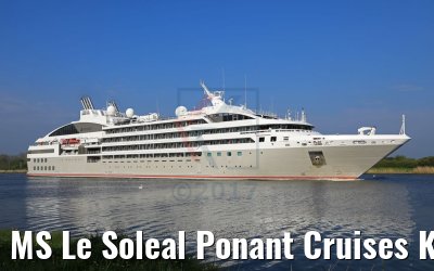 MS Le Soleal Ponant Cruises Kiel Kanal 12.05.2017