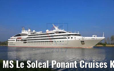 MS Le Soleal Ponant Cruises Kiel Kanal 12.05.2017