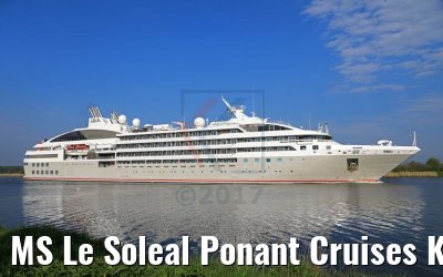 MS Le Soleal Ponant Cruises Kiel Kanal 12.05.2017