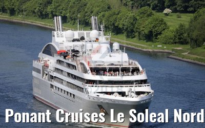 Ponant Cruises Le Soleal Nord-Ostsee-Kanal 17.05.2018