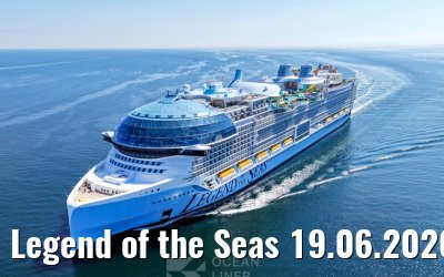 Legend of the Seas 19.06.2026 Danish Coast