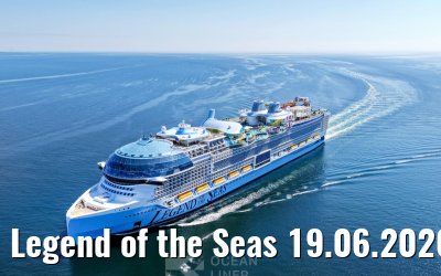 Legend of the Seas 19.06.2026 Danish Coast