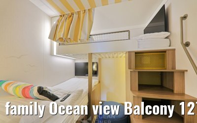 family Ocean view Balcony 12716 Kat. FB