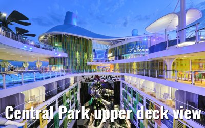 Central Park upper deck view at dawn Legend of the Seas