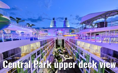 Central Park upper deck view at dawn Legend of the Seas