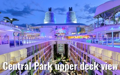 Central Park upper deck view at dawn Legend of the Seas