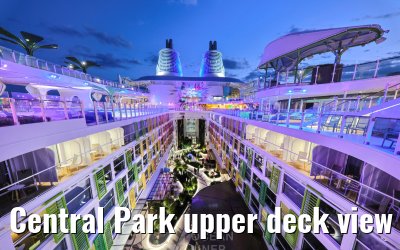 Central Park upper deck view at dawn Legend of the Seas