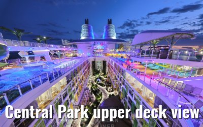Central Park upper deck view at dawn Legend of the Seas