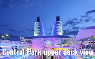 Central Park upper deck view at dawn Legend of the Seas