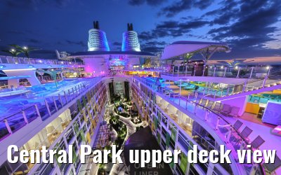 Central Park upper deck view at dawn Legend of the Seas