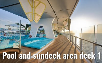 Pool and sundeck area deck 15 Legend of the Seas