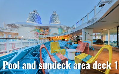 Pool and sundeck area deck 15 Legend of the Seas