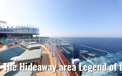 The Hideaway area Legend of the Seas
