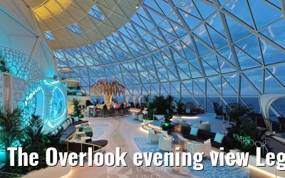 The Overlook evening view Legend of the Seas
