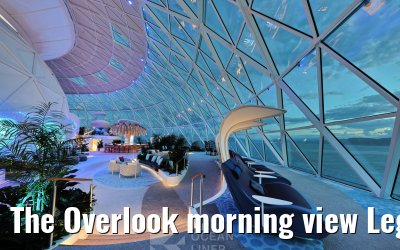 The Overlook morning view Legend of the Seas
