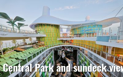 Central Park and sundeck view Legend of the Seas