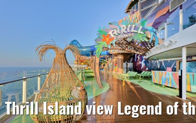 Thrill Island view Legend of the Seas