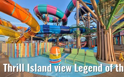 Thrill Island view Legend of the Seas