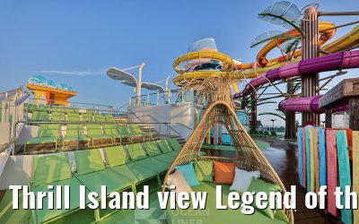 Thrill Island view Legend of the Seas