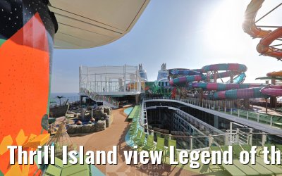 Thrill Island view Legend of the Seas