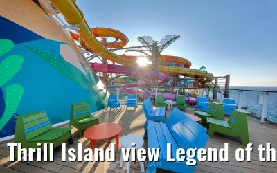 Thrill Island view Legend of the Seas