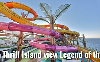 Thrill Island view Legend of the Seas