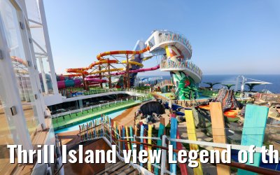 Thrill Island view Legend of the Seas