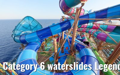 Category 6 waterslides Legend of the Seas
