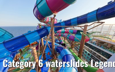 Category 6 waterslides Legend of the Seas