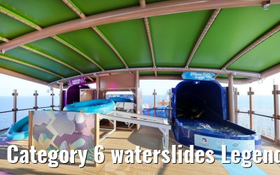 Category 6 waterslides Legend of the Seas