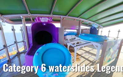 Category 6 waterslides Legend of the Seas