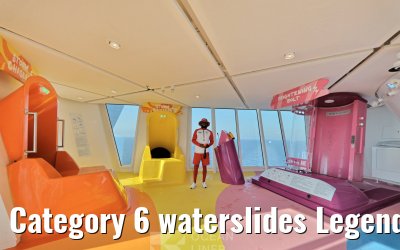 Category 6 waterslides Legend of the Seas
