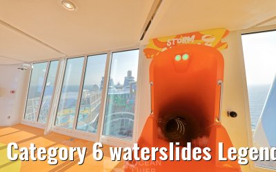 Category 6 waterslides Legend of the Seas