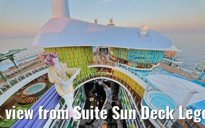 view from Suite Sun Deck Legend of the Seas