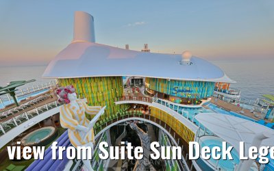 view from Suite Sun Deck Legend of the Seas