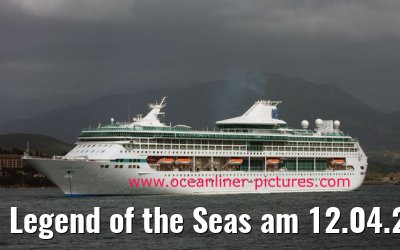 Legend of the Seas am 12.04.2008 vor Korsika