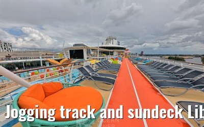 Jogging track and sundeck Liberty of the Seas