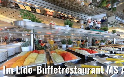 Im Lido-Buffetrestaurant MS Amera