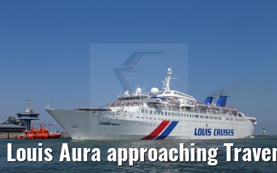 Louis Aura approaching Travemuende, 10. July 2014