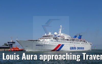 Louis Aura approaching Travemuende, 10. July 2014